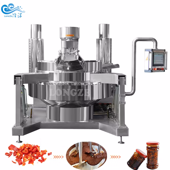 Kommerzielle elektrische Induktions-Chilisauce mit gesüßter Sauce, planetarische Kochmixermaschine